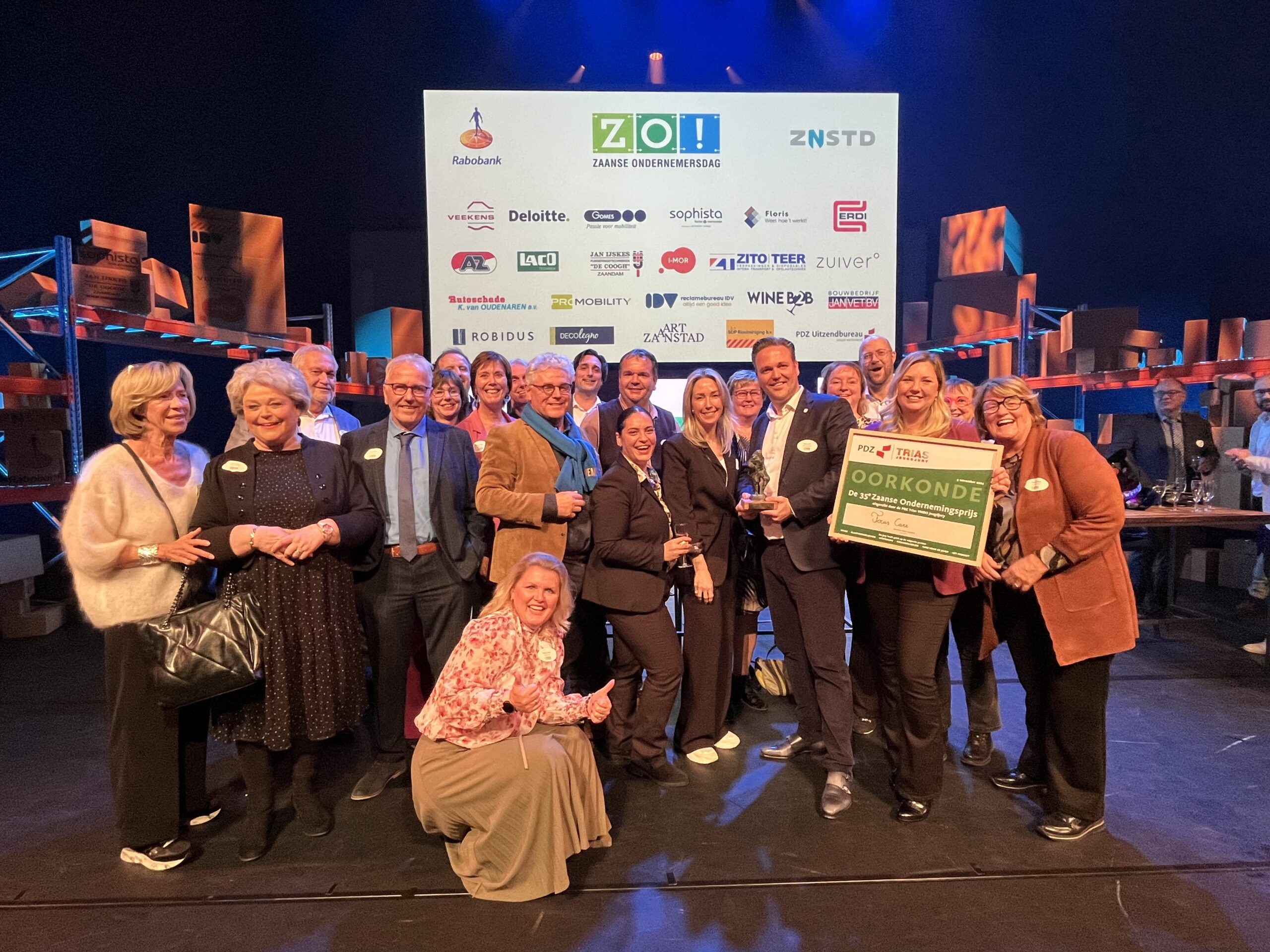 Focus Care wint twee prijzen tijdens 35e Zaanse Ondernemersdag 2024